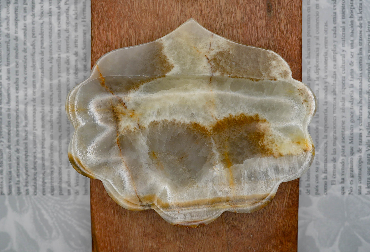 Jabonera Conchita onix/marmol