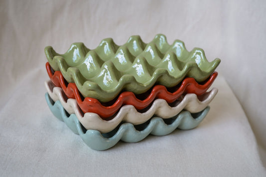 Huevera de ceramica