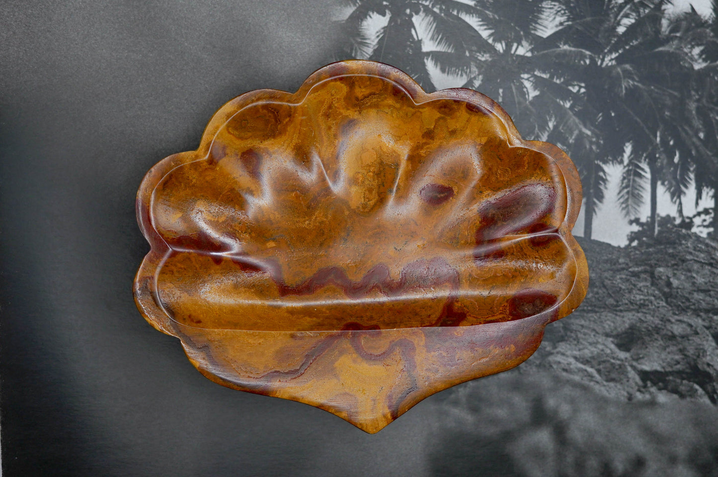 Jabonera Conchita onix/marmol