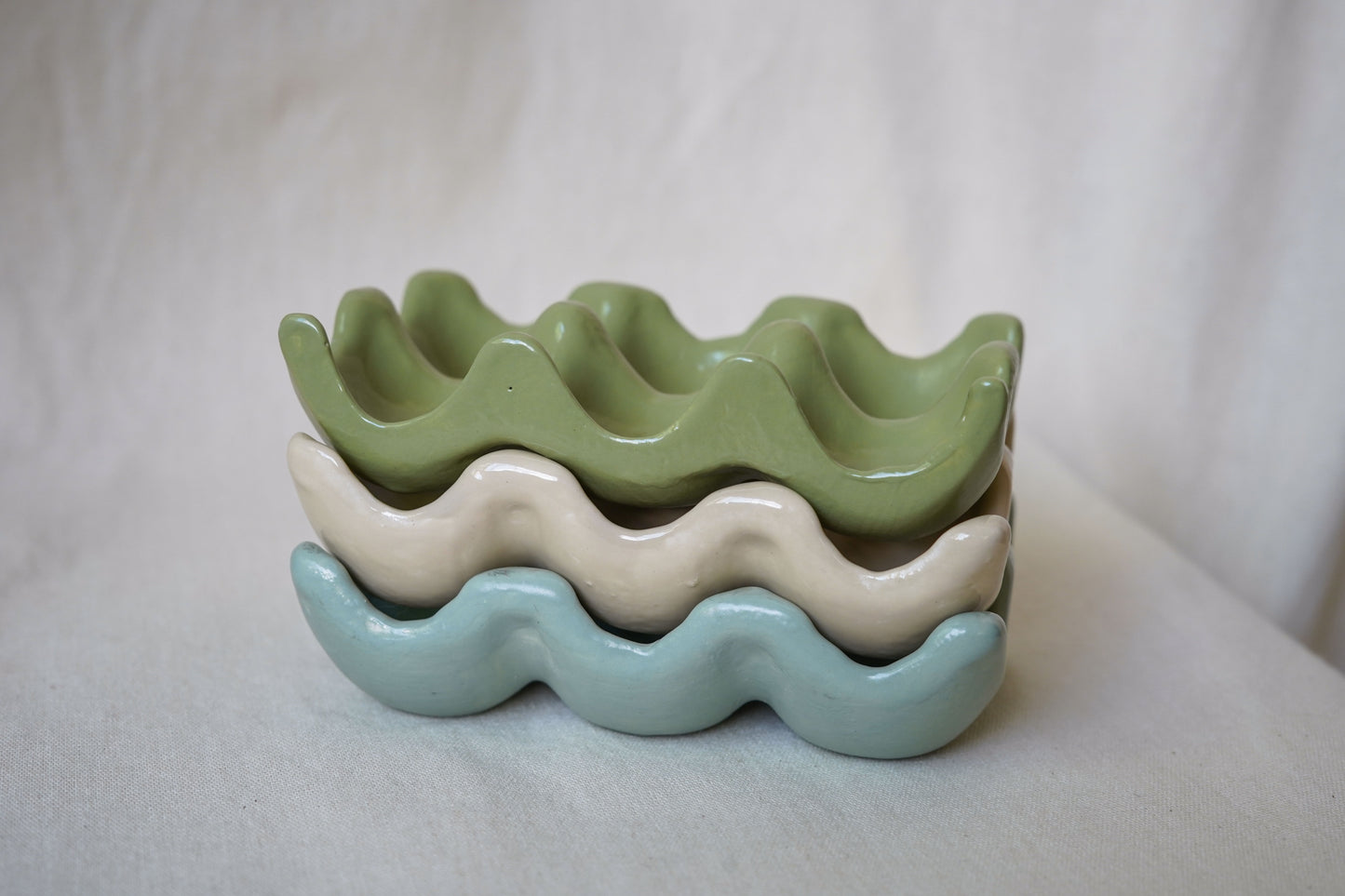 Huevera de ceramica