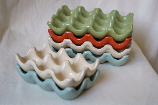 Huevera de ceramica